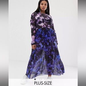 ASOS plus collision mesh dress size 18/3x